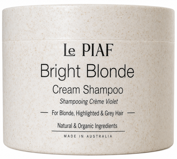 BRIGHT BLONDE Cream Shampoo with clay - Bain violet éclat lumineux anti Yellow à l’argile