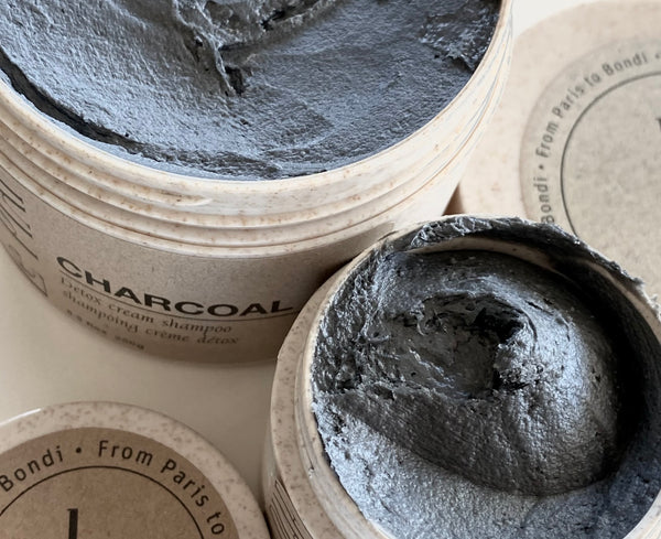Detox Cream Charcoal Shampoo Shampoing Crème Detox au Charbon