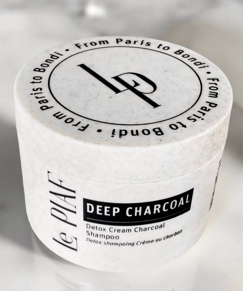 Detox Cream Charcoal Shampoo Shampoing Crème Detox au Charbon