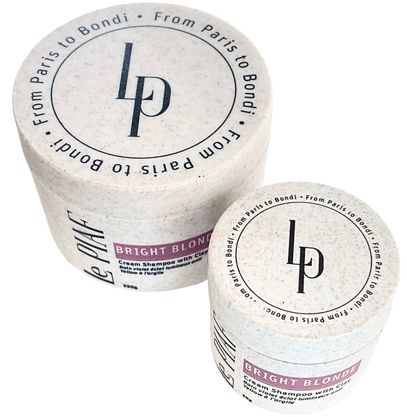 BRIGHT BLONDE Cream Shampoo with clay - Bain violet éclat lumineux anti Yellow à l’argile