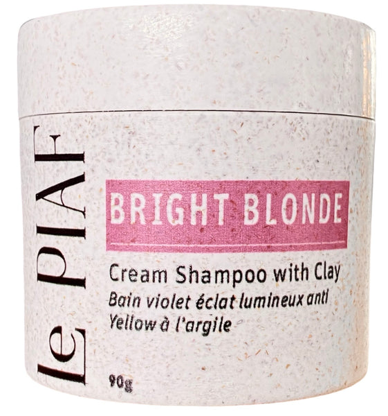 BRIGHT BLONDE Cream Shampoo with clay - Bain violet éclat lumineux anti Yellow à l’argile