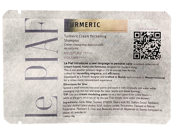 TURMERIC Cream Conditioner - Après shampoing au curcuma