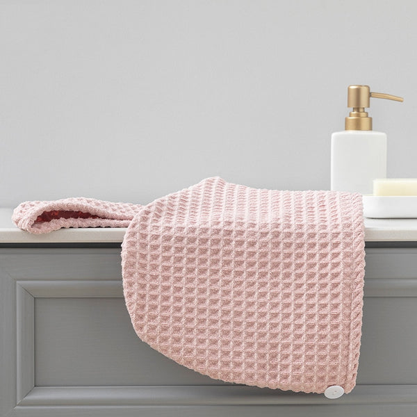 Turban Waffle wrap rapid Absorbent Hair Towel