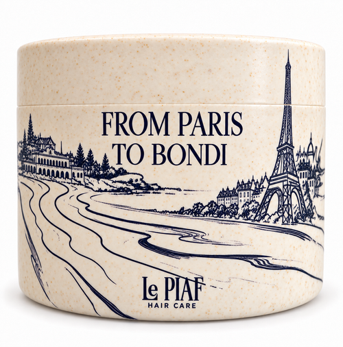 MODÉO  From Paris To Bondi. One rich foaming. 4 essentials in one jar: Shampoo. Body wash. Modelling Paste. Shave cream