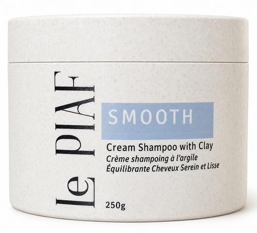 Shampoo Cream SMOOTH with Clay - Crème shampoing a l'argile  Équilibrante Cheveux Serein et Lisse