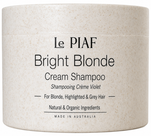 BRIGHT BLONDE Cream Shampoo with clay - Bain violet éclat lumineux anti Yellow à l’argile