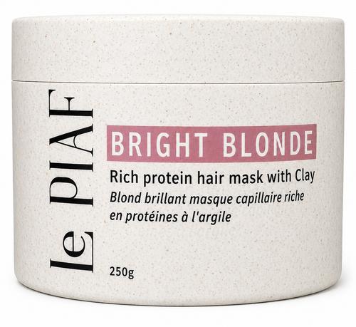 BRIGHT BLONDE Rich protein hair mask with Clay -  Blond brillant masque capillaire riche en protéines à l'argile