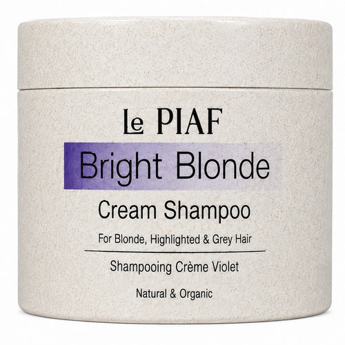 BRIGHT BLONDE Cream Shampoo with clay - Bain violet éclat lumineux anti Yellow à l’argile