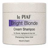 BRIGHT BLONDE Cream Shampoo with clay - Bain violet éclat lumineux anti Yellow à l’argile