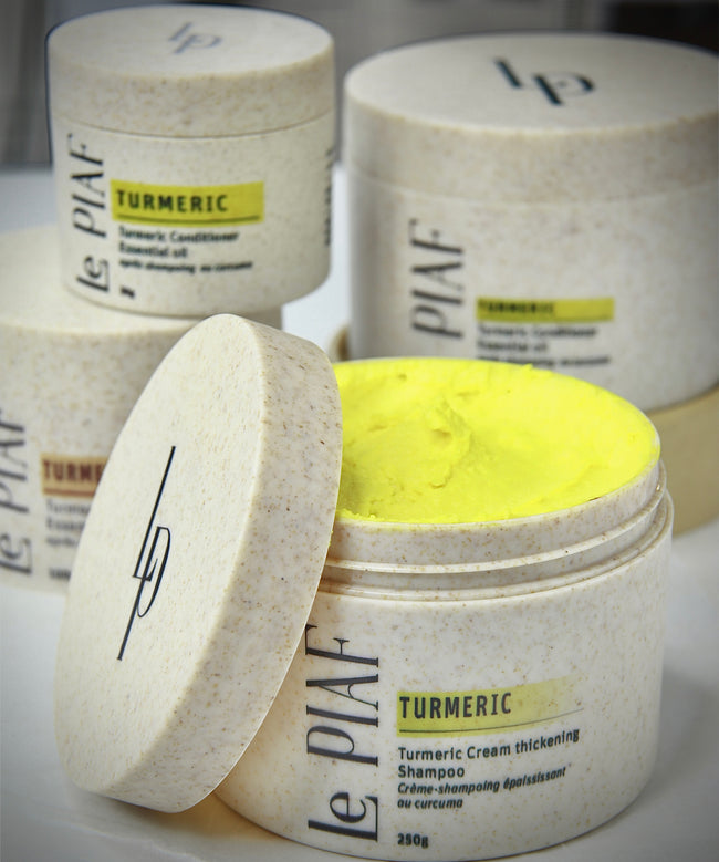 Cream TURMERIC thickening Shampoo  -  Crème-shampoing épaississant  au Curcuma