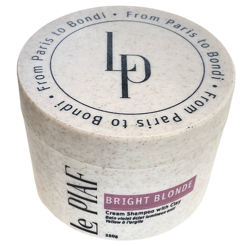 Shampoo Cream BRIGHT BLONDE with clay - Bain violet éclat lumineux anti Yellow à l’argile