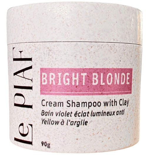 BRIGHT BLONDE Cream Shampoo with clay - Bain violet éclat lumineux anti Yellow à l’argile