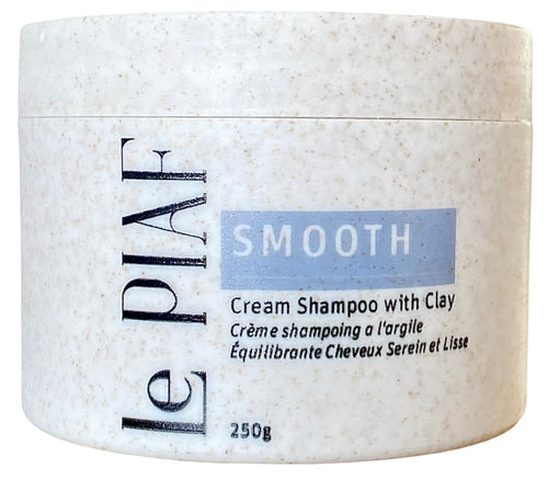Shampoo Cream SMOOTH with Clay - Crème shampoing a l'argile  Équilibrante Cheveux Serein et Lisse