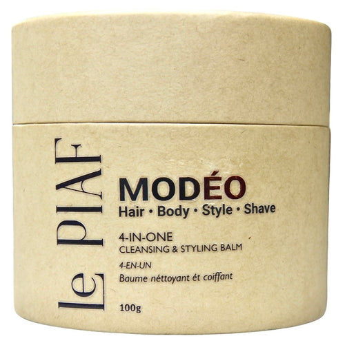 NEW Product: MODÉO. One rich foaming cream. 4 essentials in one jar: Shampoo. Body wash. Modelling Paste. Shave cream