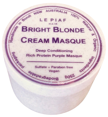 Cream Shampoo  BRIGHT BLONDE with clay
