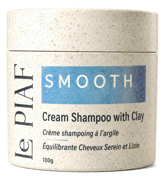 100g Travel Shampoo Cream SMOOTH with Clay - Crème shampoing a l'argile  Équilibrante Cheveux Serein et Lisse