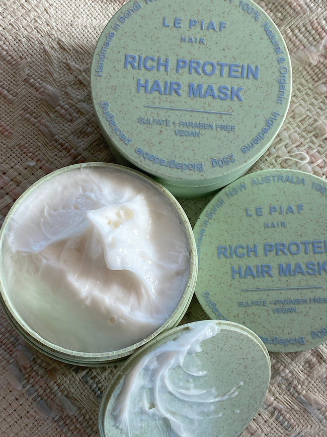 Le Piaf Rich Protein  - Hair Mask  Biodegradable Jar 250g